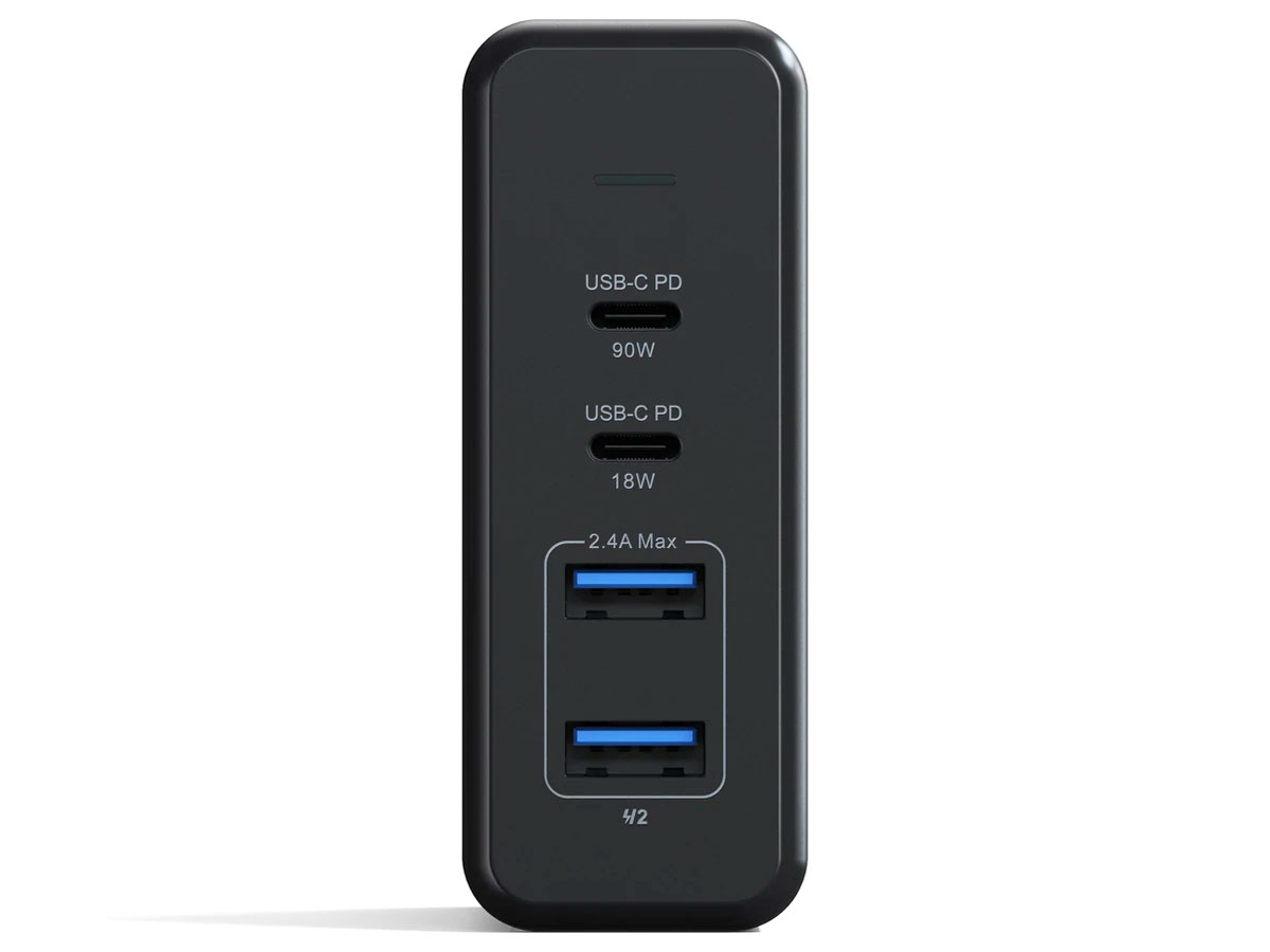 Satechi 108W Pro USB-C PD/USB-A Desktop Charger met 4 Aansluitingen