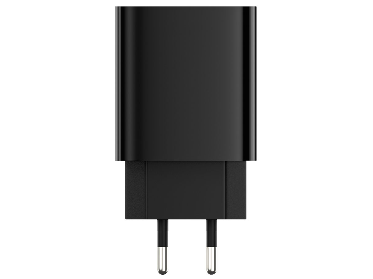 Woodcessories USB-C Fast Wall Charger Zwart - 30W Oplader Snellader