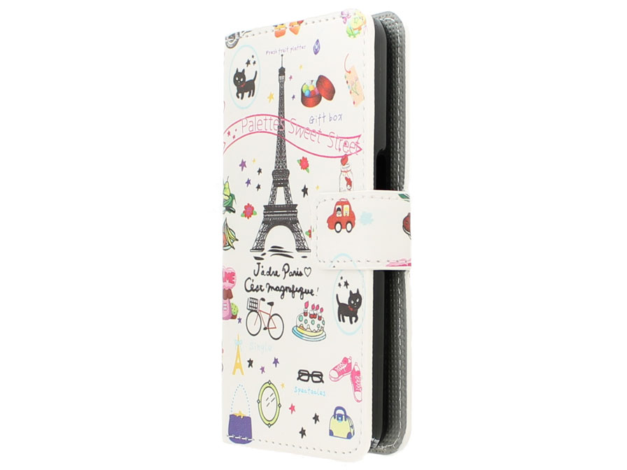 Samsung Galaxy Core 2 Wallet Case Hoesje - J'adore Paris