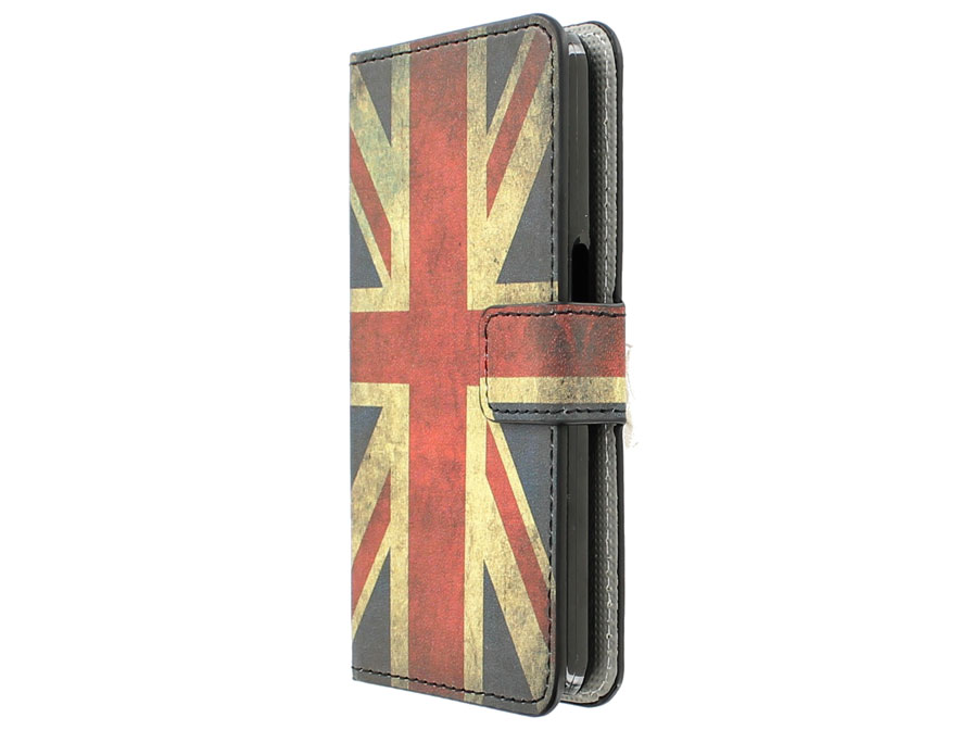 Samsung Galaxy Core 2 Wallet Case Hoesje - Vintage UK Flag
