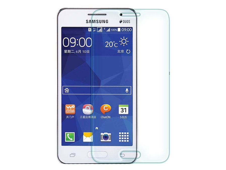 Tempered Glass Screenprotector voor Samsung Galaxy Core 2