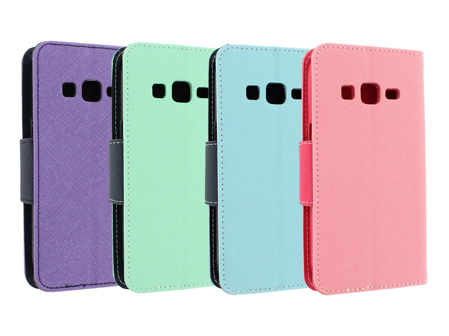 Color Bookcase - Samsung Galaxy Express 2 G3815 Hoesje