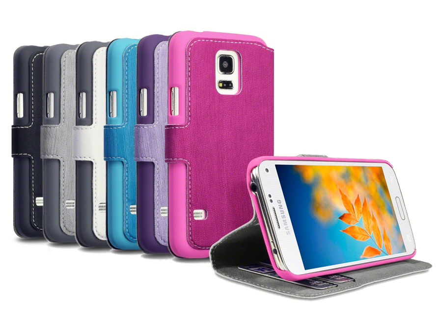 Covert UltraSlim Book - Hoesje Samsung Galaxy S5 Mini