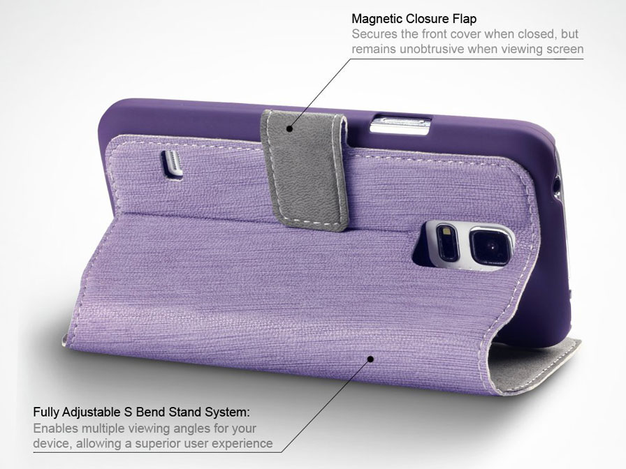 Covert UltraSlim Book Case - Hoesje voor Samsung Galaxy S5 Mini