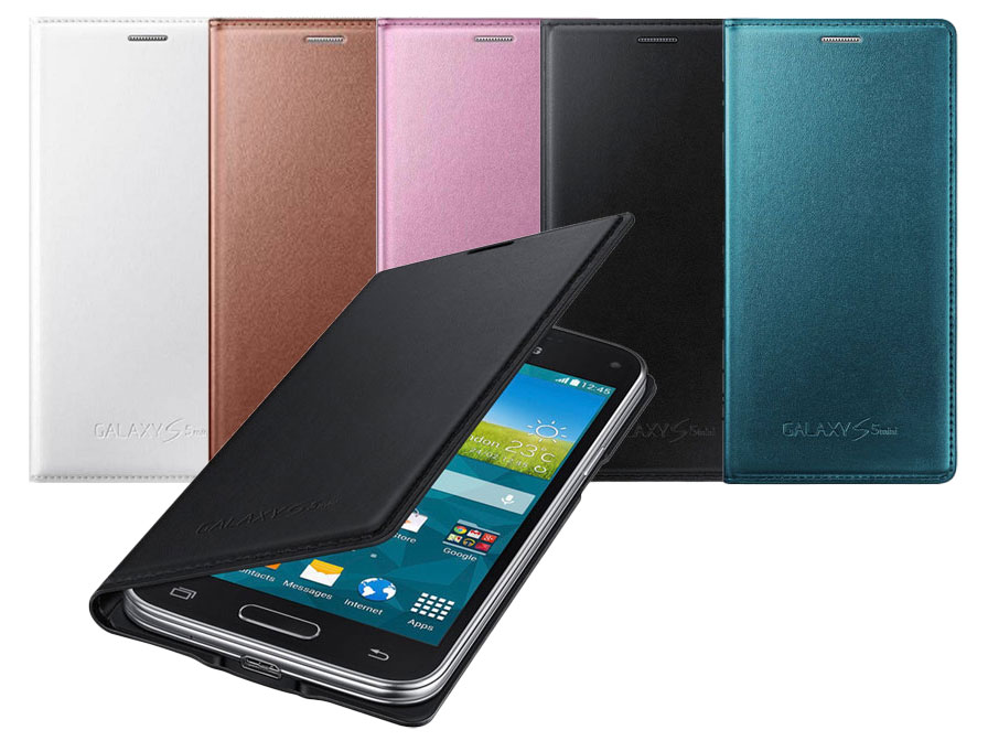patroon mannelijk Gaan Originele Samsung Galaxy S5 Mini Flip Cover Hoesje (EF-FG800B)