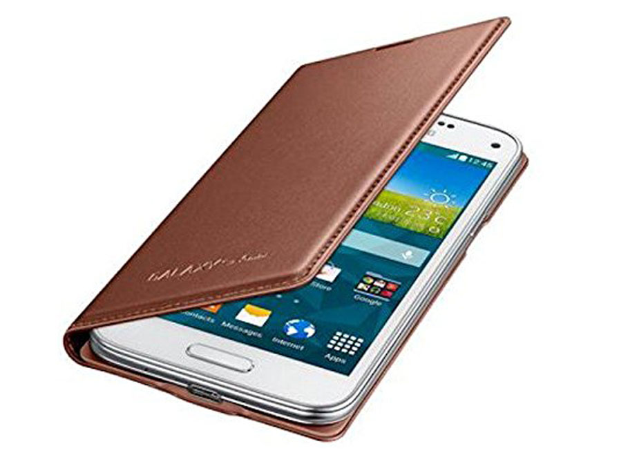 Originele Samsung Galaxy S5 Mini Flip Cover Hoesje (EF-FG800B)