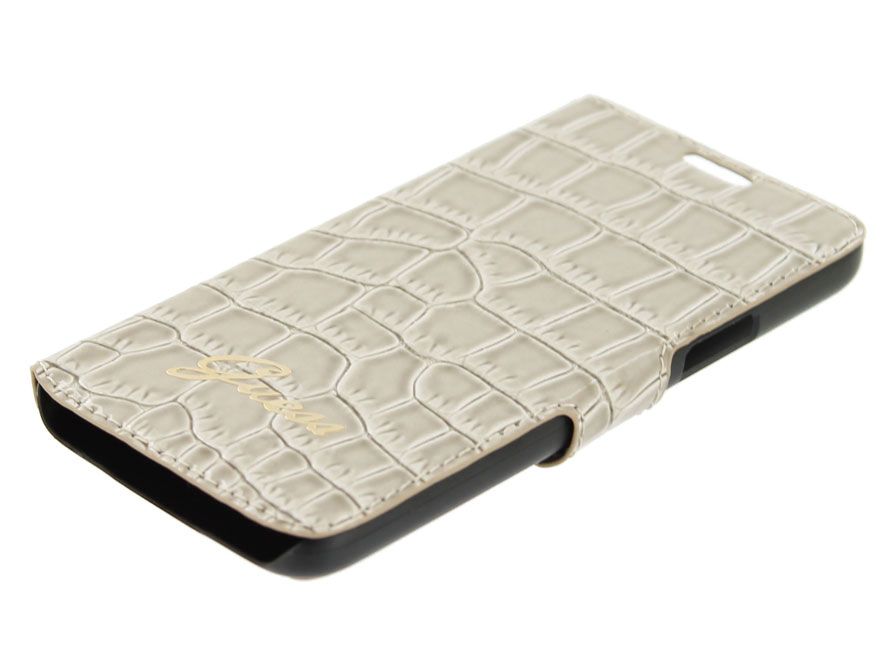 Guess Glossy Croco Case - Samsung Galaxy S5 Mini hoesje