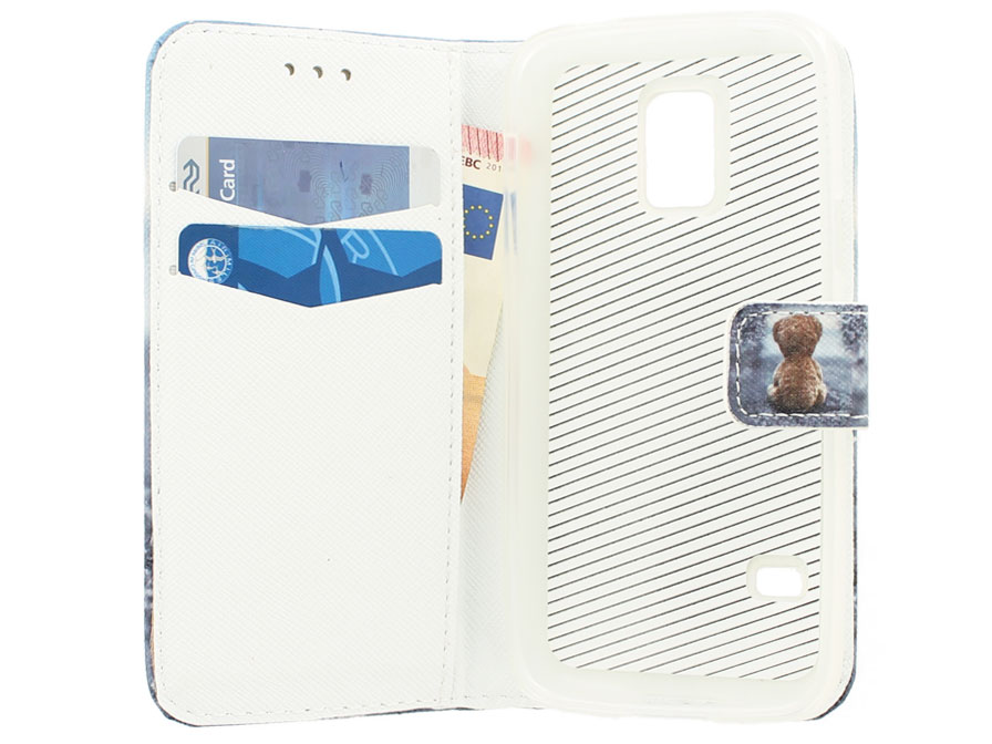 Teddy Book Case - Samsung Galaxy S5 mini hoesje