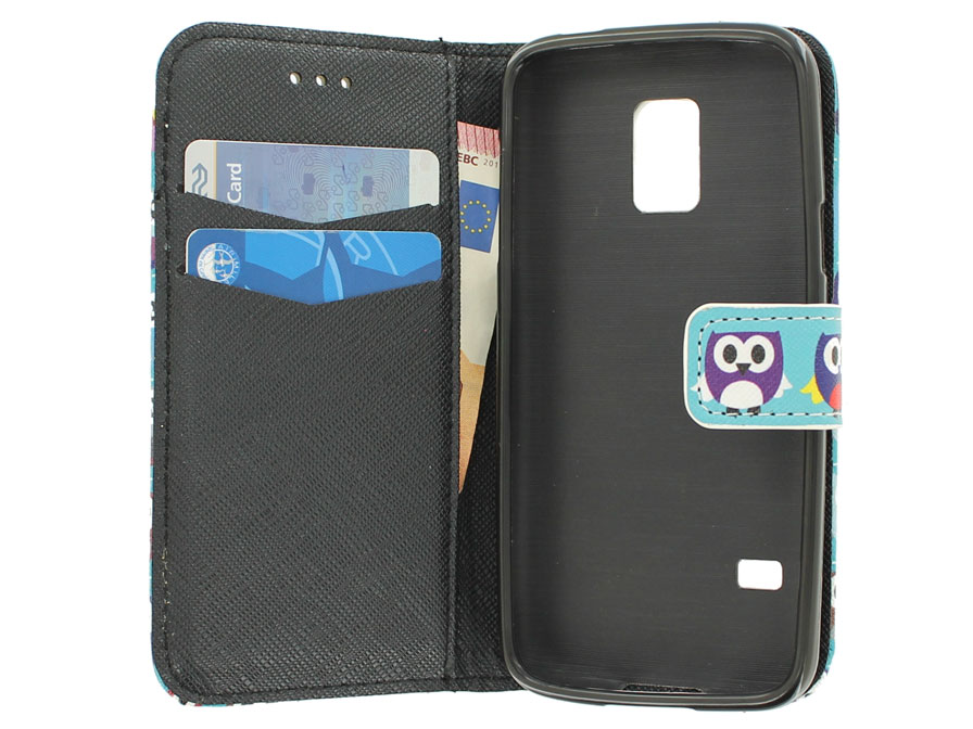 Uiltjes Book Case - Samsung Galaxy S5 mini hoesje