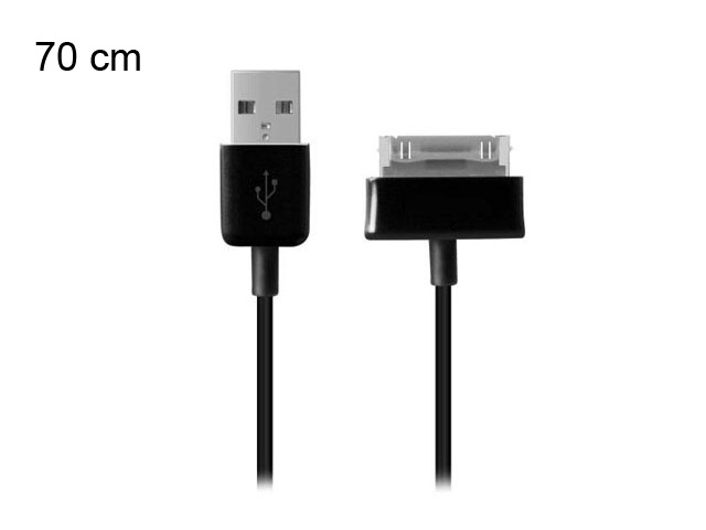 USB kabel voor Samsung Galaxy Tab 30pin (70 cm)