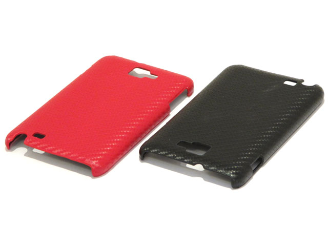 Carbon Back Case - Samsung Galaxy Note N7000 Hoesje