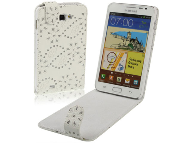 Glitter & Glamour Stand Case Hoes Samsung Galaxy Note (N7000)
