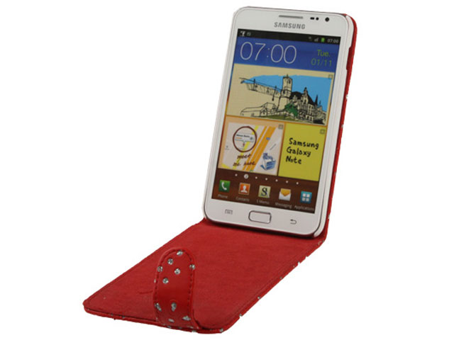 Glitter & Glamour Stand Case Hoes Samsung Galaxy Note (N7000)