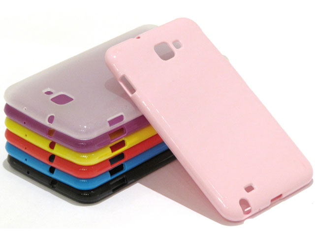Color TPU Case - Samsung Galaxy Note N7000 Hoesje