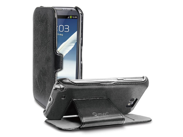 verloving Aanhoudend Kracht Muvit Folio Stand Case Sideflip Hoesje Samsung Galaxy Note 2 (N7100)