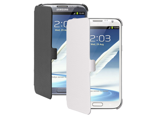 Collega is genoeg in het geheim Originele Samsung Galaxy Note 2 (N7100) Leather Flip Case