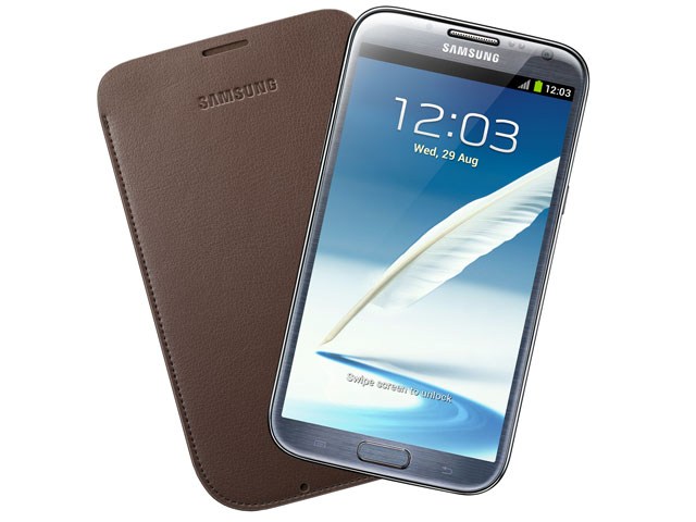 Samsung Galaxy Note 2 N7100 Pouch Sleeve Insteek Hoesje