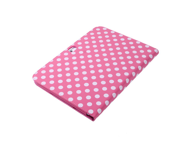Polka Dot Trifold Stand Case voor Samsung Galaxy Note 10.1 (N8000)