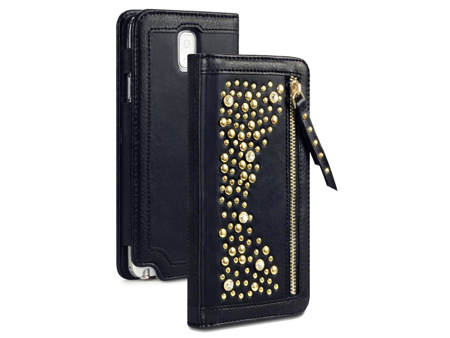 Covert Stardust Studded Wallet Case Hoesje Samsung Galaxy Note 3