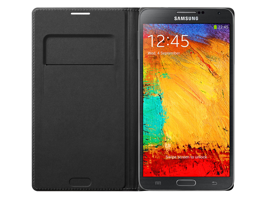 Samsung Galaxy Note 3 Flip Wallet Case Hoesje