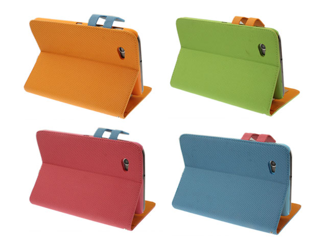 Colorblock Stand Case Hoes voor Samsung Galaxy Tab 2 7.0