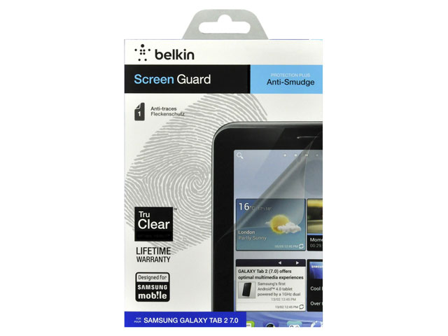 Belkin Anti-Smudge Screenprotector voor Samsung Galaxy Tab 2 7.0