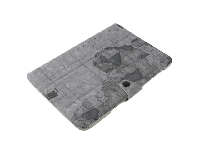 Antique World Stand Case Hoes Cover voor Samsung Galaxy Tab 2 10.1