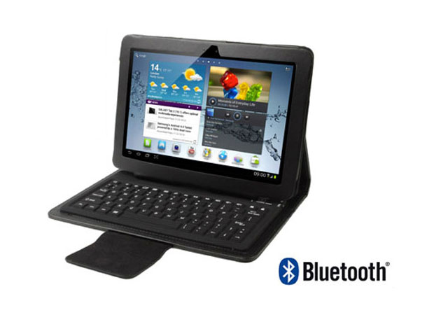 Keyboard Folio Leren Case Samsung Galaxy Note 10.1 (N8000)