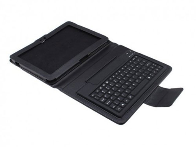 Keyboard Folio Leren Case Samsung Galaxy Note 10.1 (N8000)