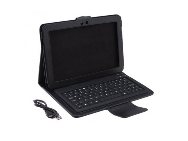 Keyboard Folio Leren Case Samsung Galaxy Note 10.1 (N8000)