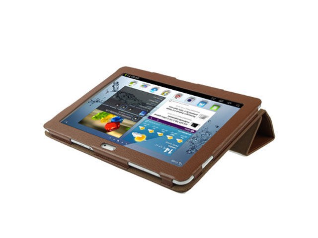 Trifold Kunstleren Case Samsung Galaxy Tab 2 10.1 (P5100/P5110)