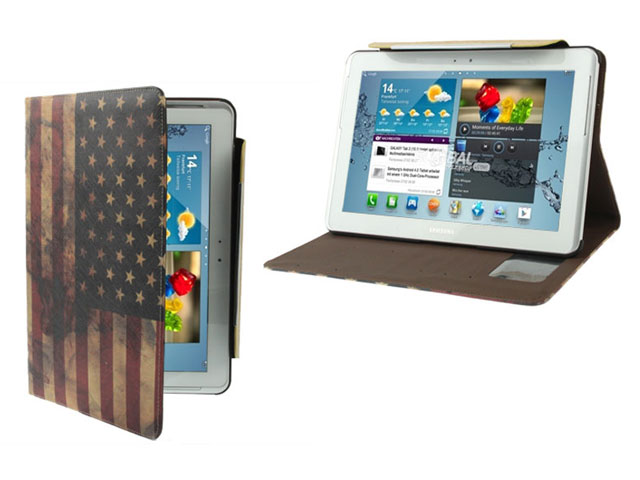 USA Vintage Flag Case Samsung Galaxy Tab 2 10.1 (P5100)