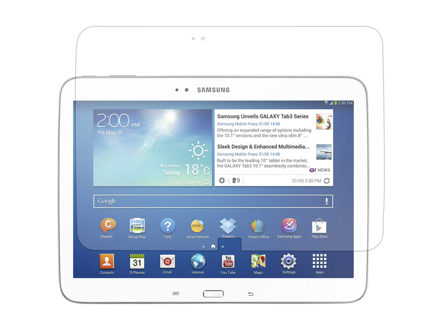 Samsung Galaxy Tab 3 (10.1) Matte Anti-Fingerprint Screen Protector