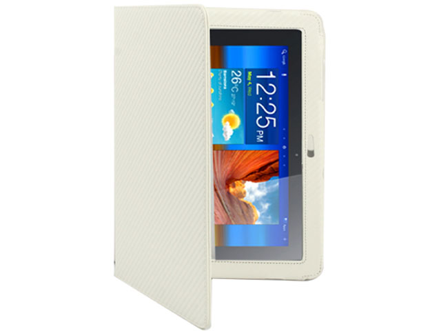 Carbon Cinema Stand Case Hoes Samsung Galaxy Tab 10.1 P7500