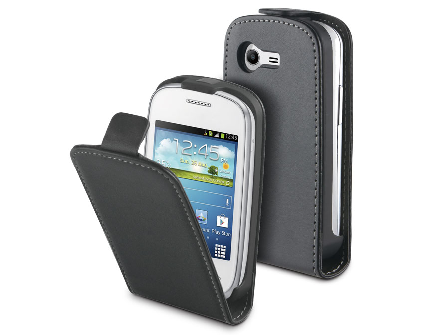 Muvit Slim Elegant Leather Case - Hoesje voor Samsung Galaxy Star