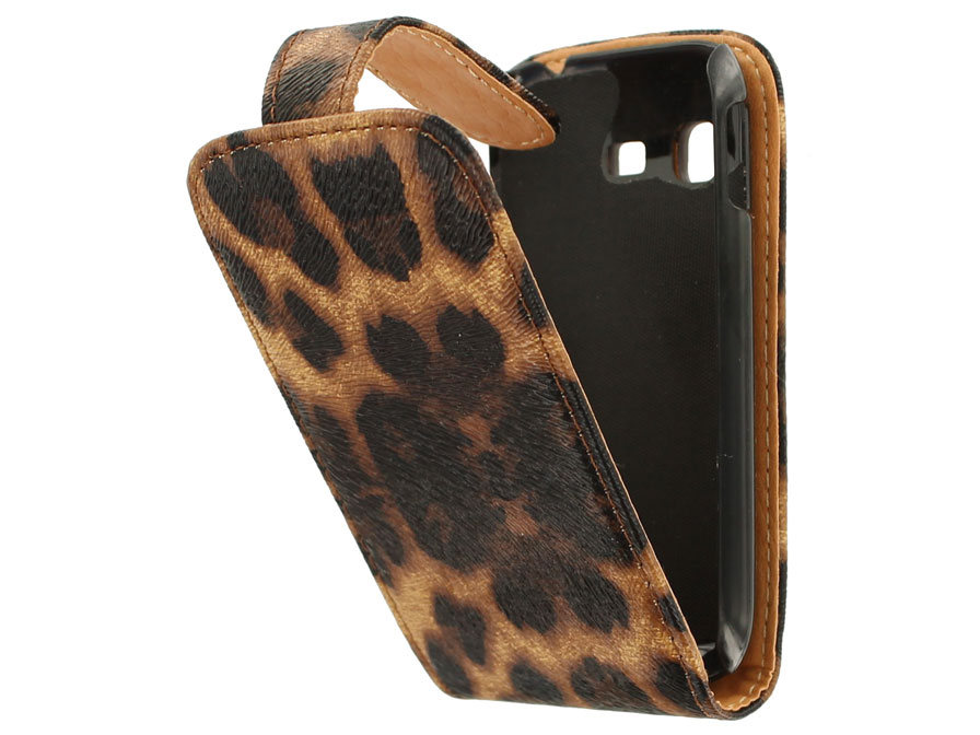 Leopard Skin Flip Case voor Samsung Galaxy Pocket (S5300)