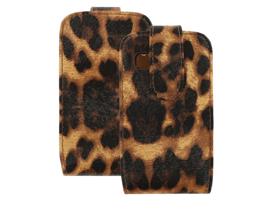 Leopard Skin Flip Case voor Samsung Galaxy Pocket (S5300)