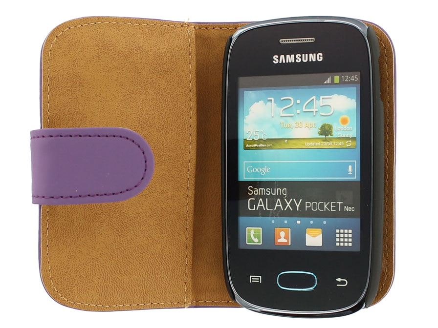 Classic Book Case Hoesje voor Samsung Galaxy Pocket Neo (S5310)