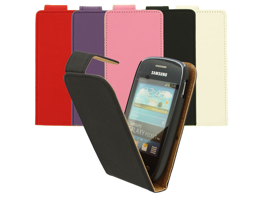 Classic Flip Case Hoesje voor Samsung Galaxy Pocket Neo (S5310)