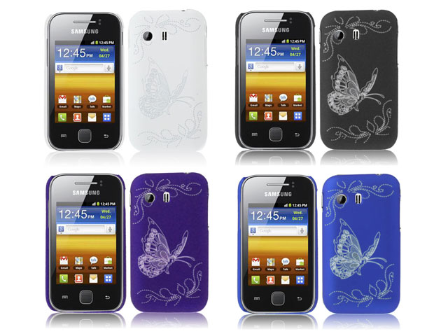 Butterfly Back Case - Samsung Galaxy Y S5360 hoesje