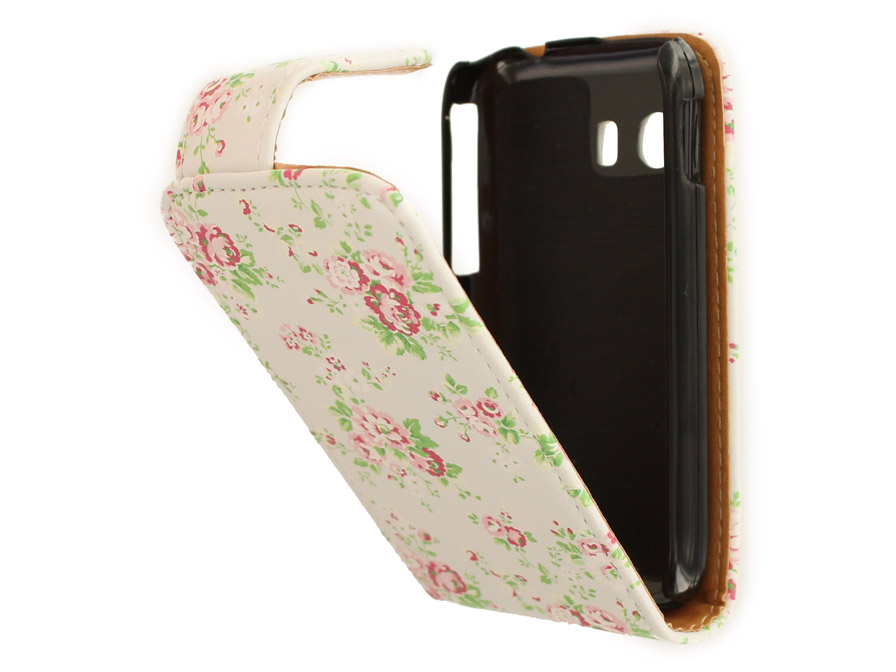 Flower Flip Case - Samsung Galaxy Y S5360 Hoesje