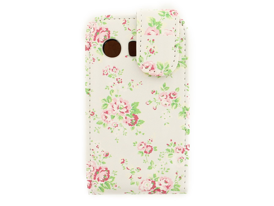 Flower Flip Case - Samsung Galaxy Y S5360 Hoesje