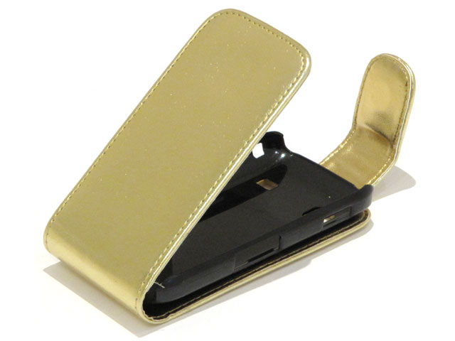 Golden Leather Case Samsung Galaxy Gio (S5660)