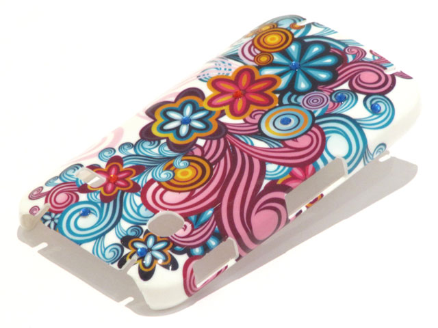 Crystals Funky Flowers Case Samsung Galaxy Gio S5660