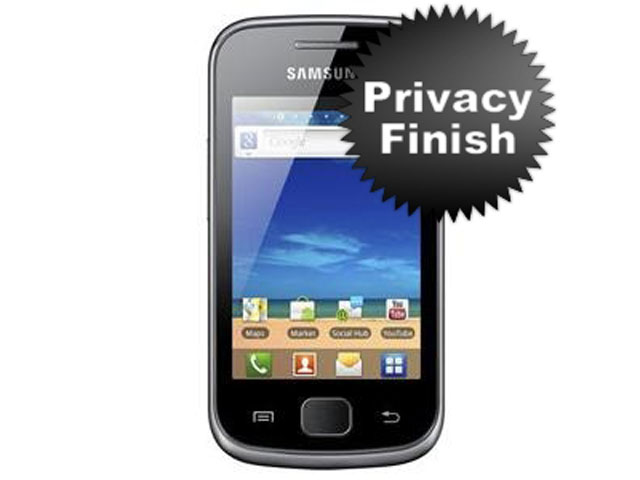 Privacy Screenprotector Samsung Galaxy Gio (S5660)