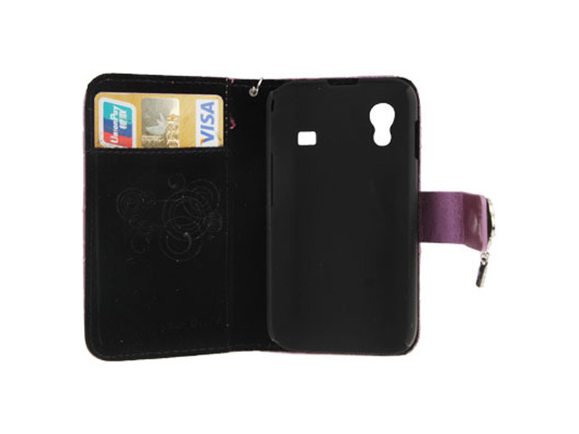 Coco Sideflip Wallet Case Hoesje voor Samsung Galaxy Ace (S5830)