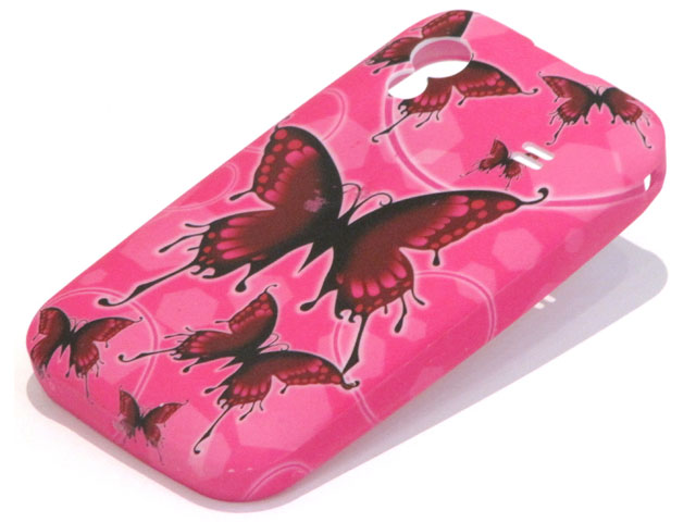 Dashing Pink Butterflies TPU Case Hoesje Samsung Galaxy Ace S5830