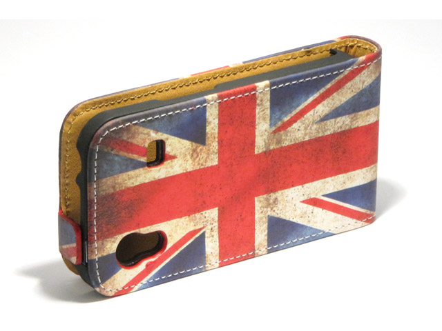 Great Brittain Vintage Flip Case voor Samsung Galaxy Ace (S5830)