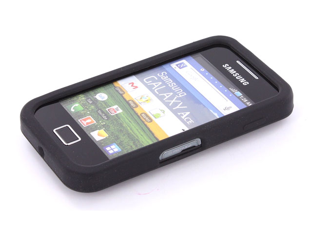 Mobiparts Silicone Skin Case Hoes voor Samsung Galaxy Ace