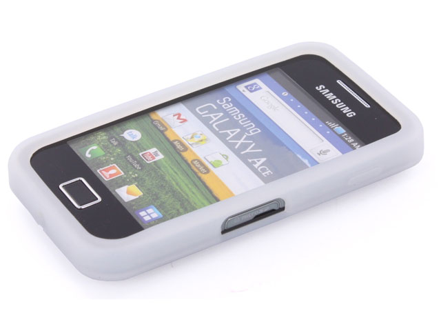 Mobiparts Silicone Skin Case Hoes voor Samsung Galaxy Ace